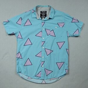 BoxLunch Nickelodeon Rocko's Modern Life Short Sleeve Button Up Shirt Men's M